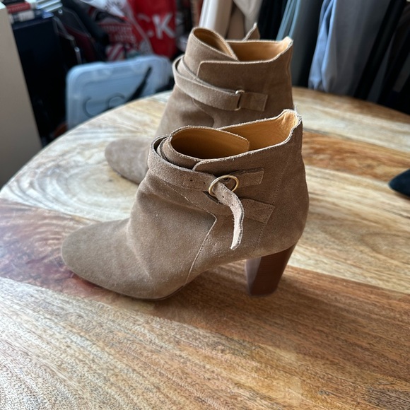 Sezane High Jonas Boots in Beige Size US 7 (FR Size 38) - Picture 3 of 5